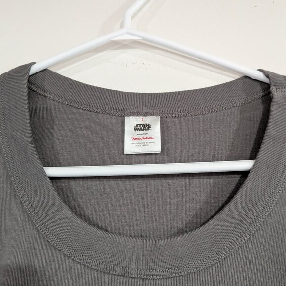 Hanna Andersson Star Wars Princess Leia Christmas Pajama Top Grey Size Small - Picture 2 of 5